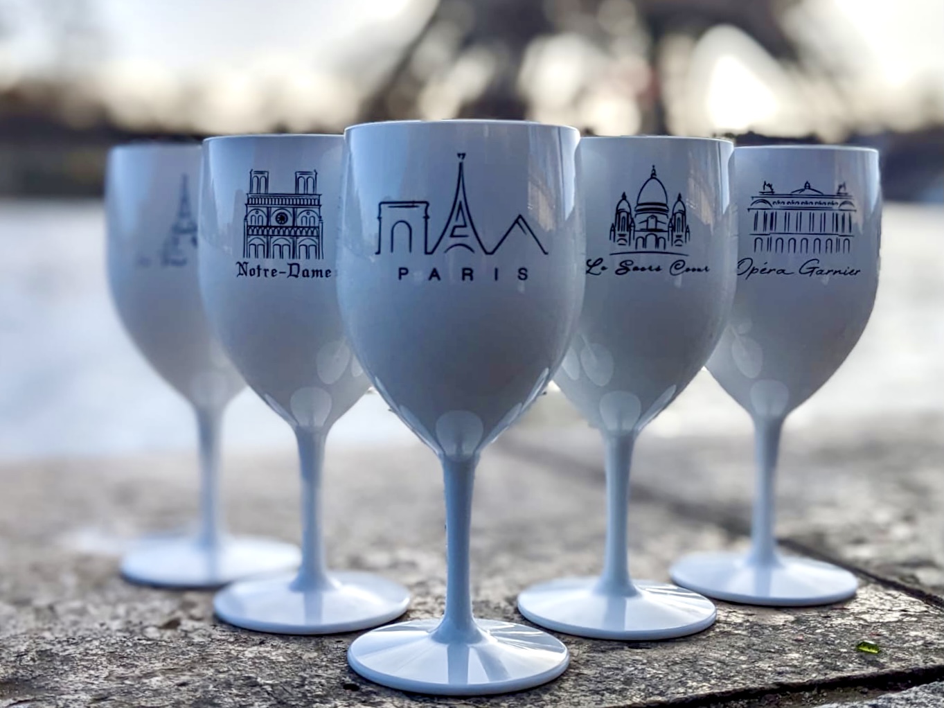 Verres à vin Lyon Jo&Mo - Pack de 6 - blanc