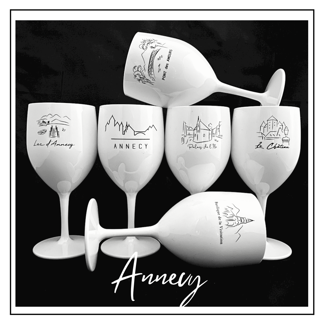 Lot de 6 verres incassables réutilisables – ANNECY