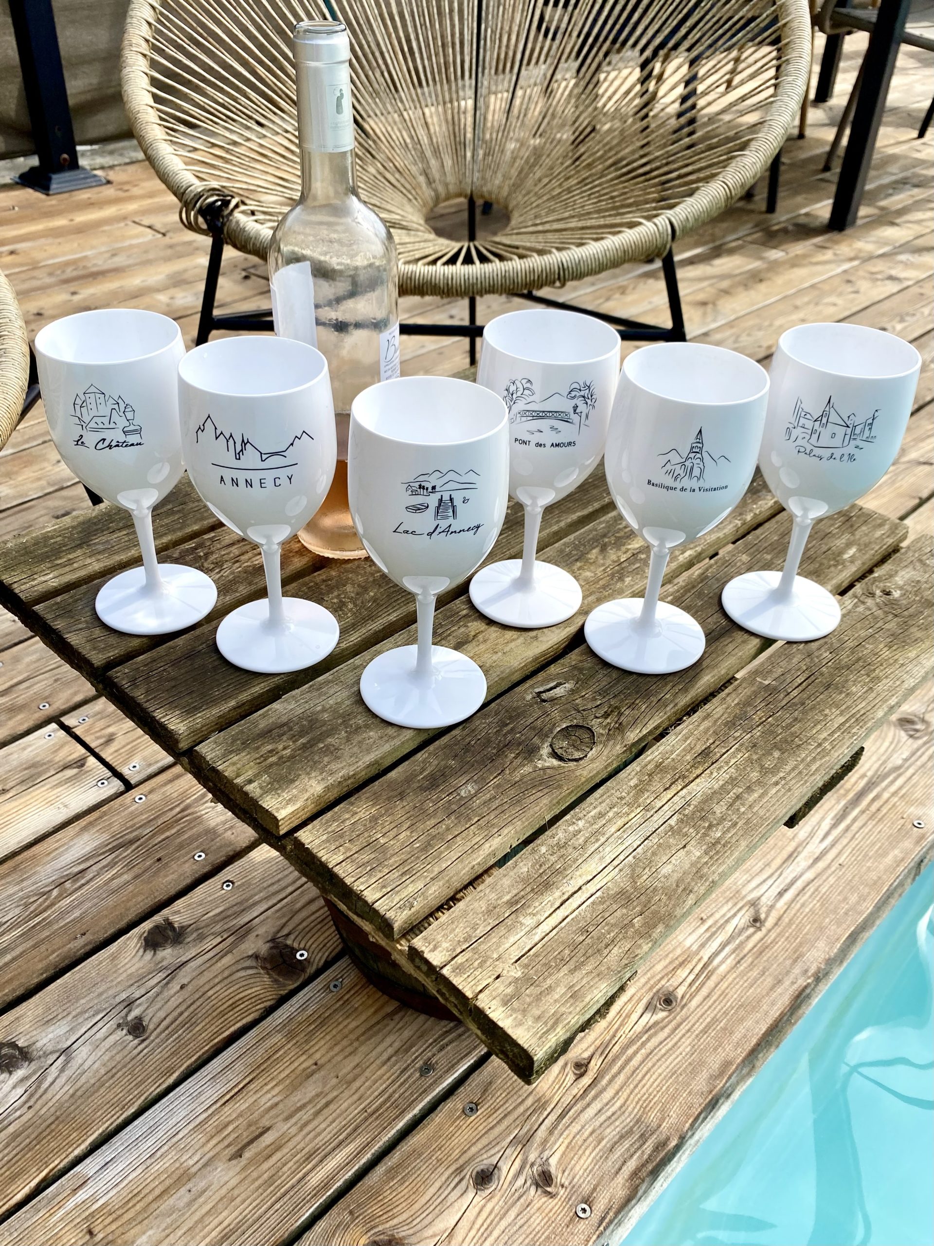 Lot de 6 verres incassables réutilisables – ANNECY