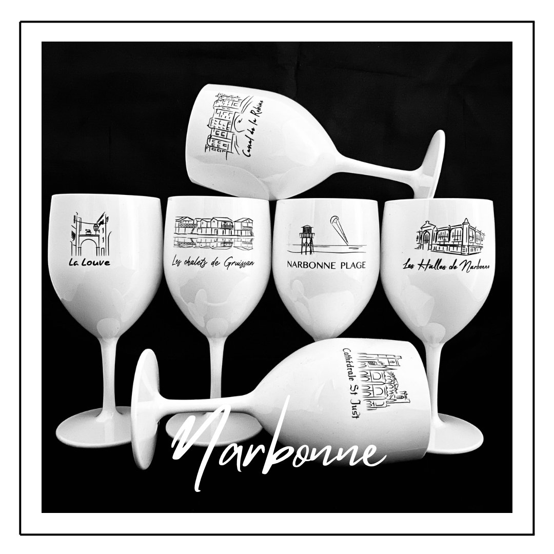 Lot de 6 verres incassables réutilisables – NARBONNE